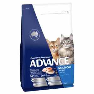 Advance Multi Cat Dry Cat Food Salmon & Chicken With Rice 2kg